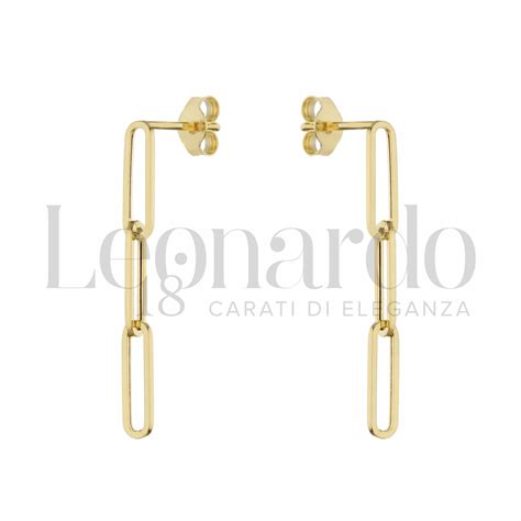 gucci orecchini pendenti con palline spinate|Orecchini in oro 18 carati GG Tissue GUCCI da donna .